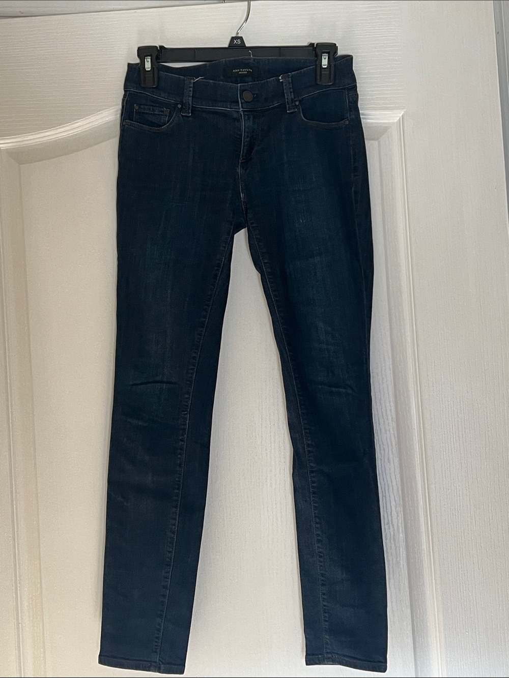 Ann Taylor Dark Indigo Skinny Jeans